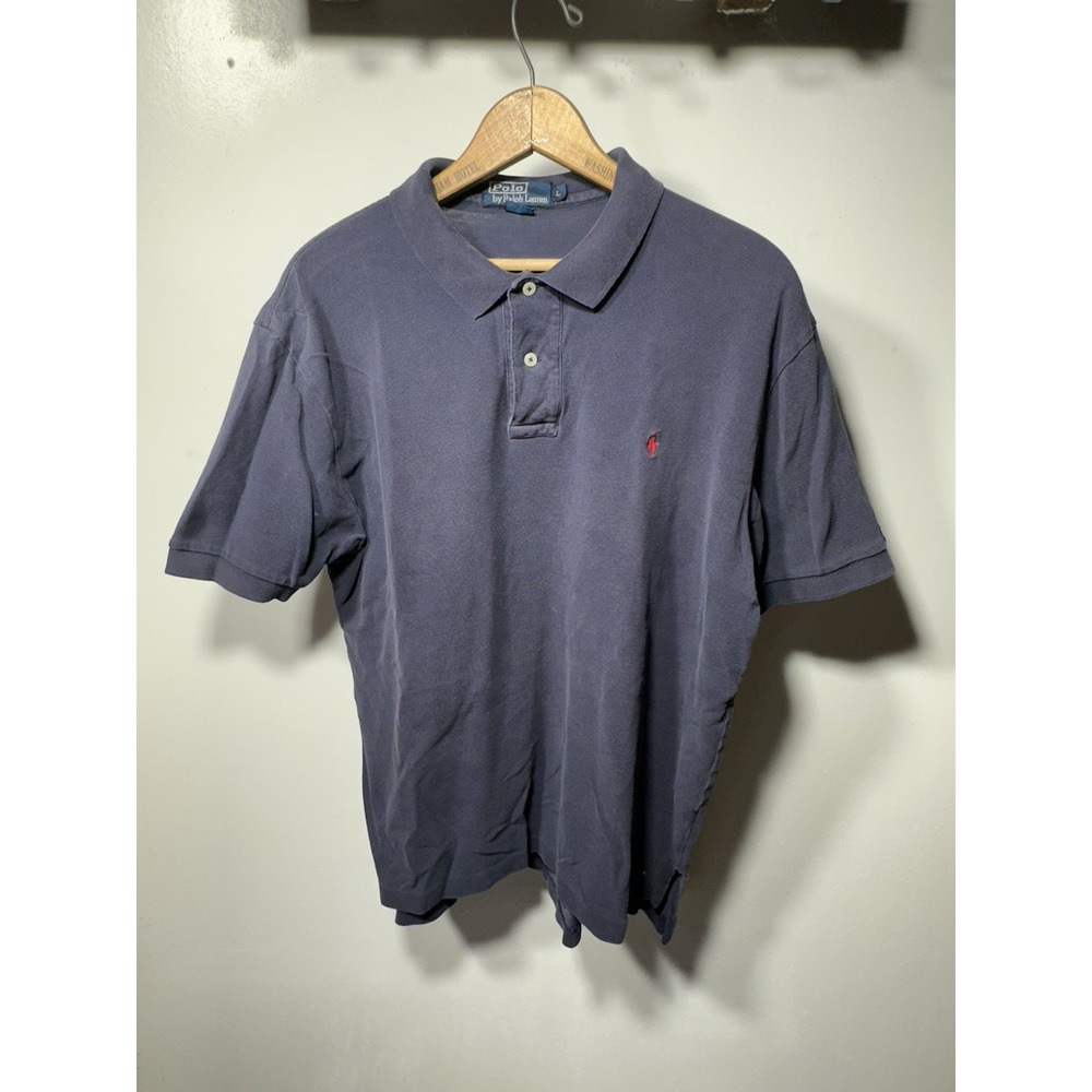 Polo Ralph Lauren Short Sleeve Collared Polo Shirt Men's Size L 100% Cotton